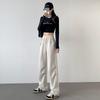 Overalls Women's Autumn and Winter New Comfortable and Trendy Wide-leg Straight Leggings Spice Girl Casual Sweatpants