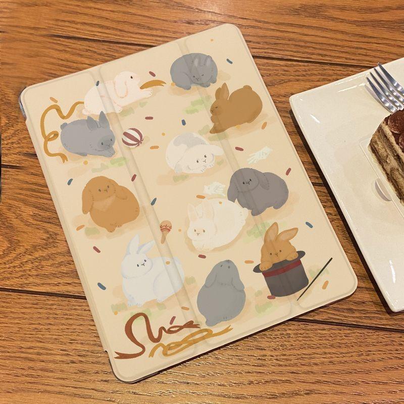 For iPad Gen 9 Case New High Quality Cute Dog Pattern iPad Smart Case For iPad Air 4 5 10.9 Air 3 10.5 Mini 6 5 4 Gen 10 with Pencil Holder