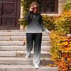 Women's Casual Printed Sweatshirt and Pants Set Round Neck Loose Fit for Everyday Wear and Lounging