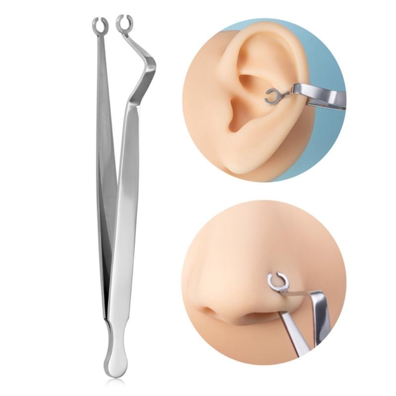 Ear Piercing Clamps Professional Body Piercing Tool Stainless Steel Material
