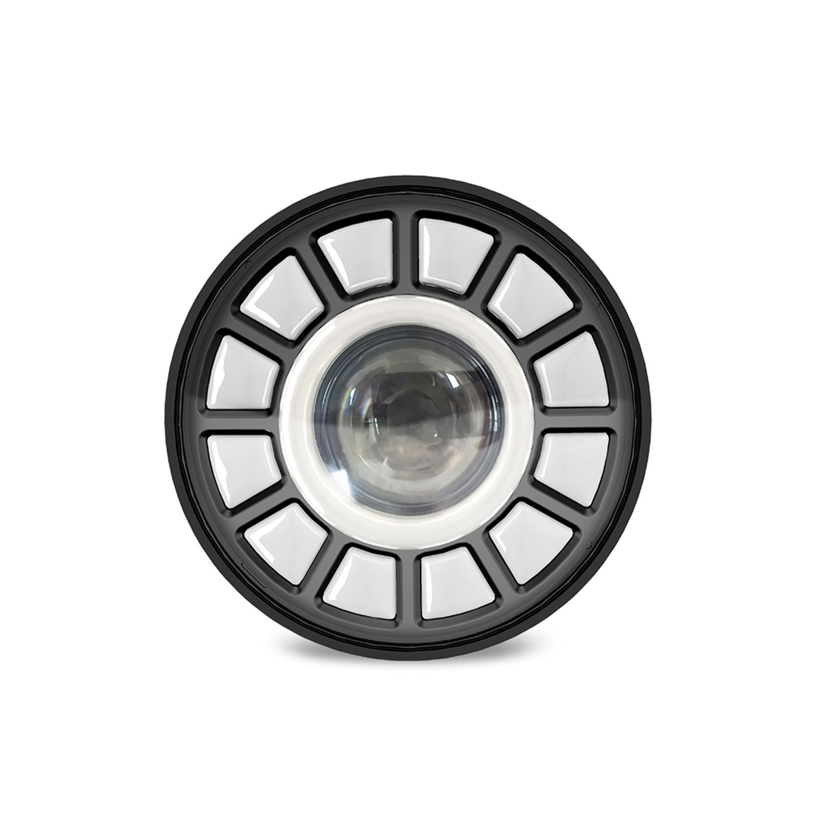 

5,75-дюймовая светодиодная фара, 5-34-дюймовая мотоциклетная фара с сигналом поворота DRLБлижний свет Дальний свет 0 чёрный