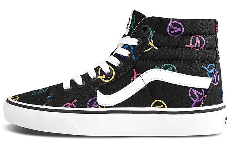 Vans SK8 HI Черные Унисекс Черно-белые VN0A4BV616Y 34.5