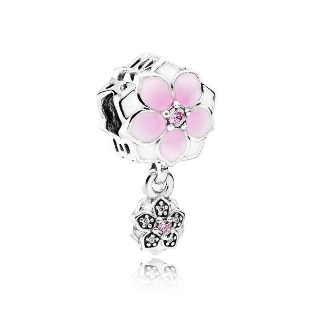 Crystal Simulate Pearl Heart Flower Beads For Women Bracelets And Bracelets DIY Jewelry