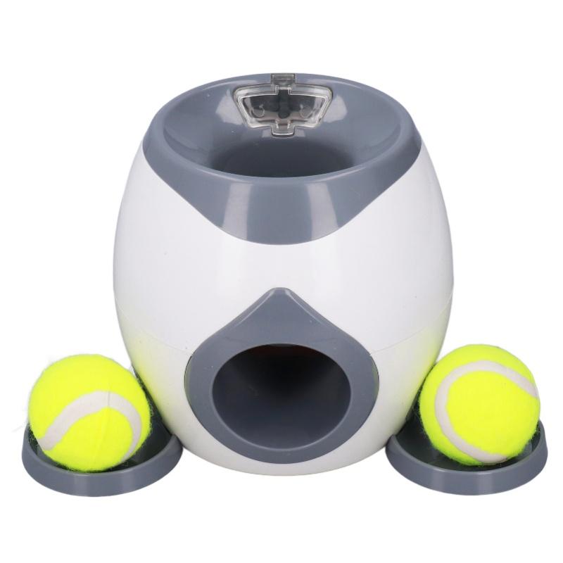 Dog Ball Feeding Toys Dog Tennis Ball Feeding Machine With 2 Tennis For Dog Training