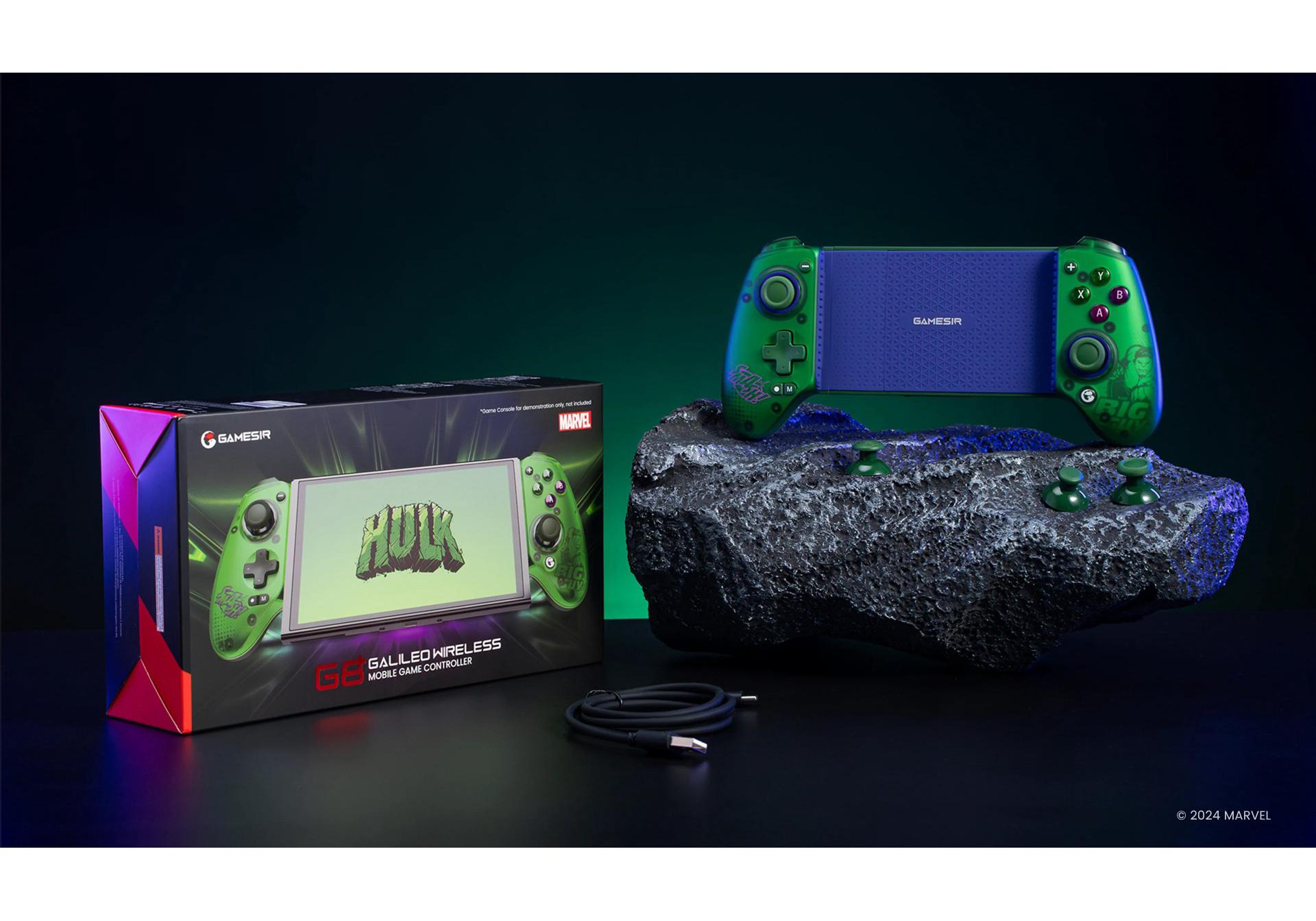 GameSir G8+ Marvel Edition Bluetooth Controller - Hulk/Thanos Design