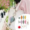 DIY Sewing Keychain Kit Bag Charm Making Party Favors Cute Keyring Colorful Air Balloon Pendant
