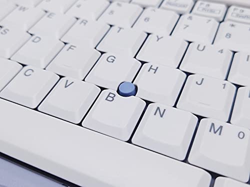 Kanai Electric Industrial USB Mini-Tastatur Pro mit Stick-Pointer Englisches Layout Mini-Tastatur Kompakt Weiß HMB632KUS/R