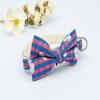 Cat Necklace Escapeproof Adjustable Fabric Adorable Bowknot Decor Pet Small Dog Plaid Collar