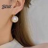 Eye-catching Earrings 1 Pair Faux Pearl Dangle for Women Gold