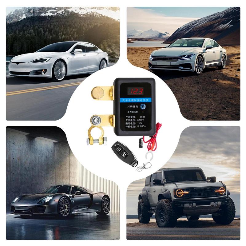 Car Battery Leak Protection 12V Auto Battery Cut Off Auto Battery Shut Off Intelligent Battery Relay Effectively Prevent Leakage