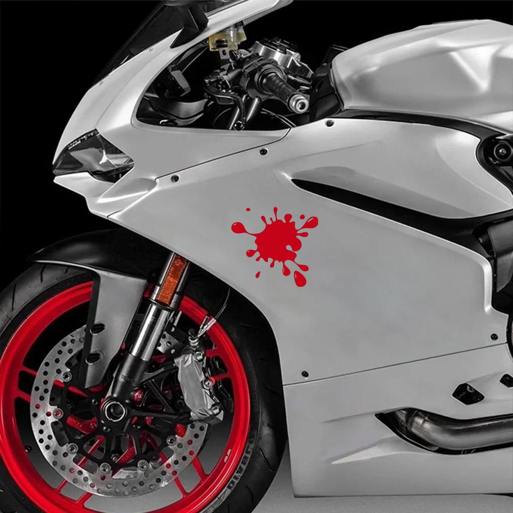 Reflective Motorcycle Decals Interesting Spots Vinyl Accessories Decal Decor Motor Bike Scooter Body Tank Helmet Windshield