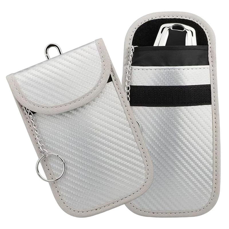 Car Key Case Signal Blocker Bag RFID Shielding Pocket for Toyota camry chr corolla rav4 yaris prius Hybrid prado Fortuner Hilux CX6