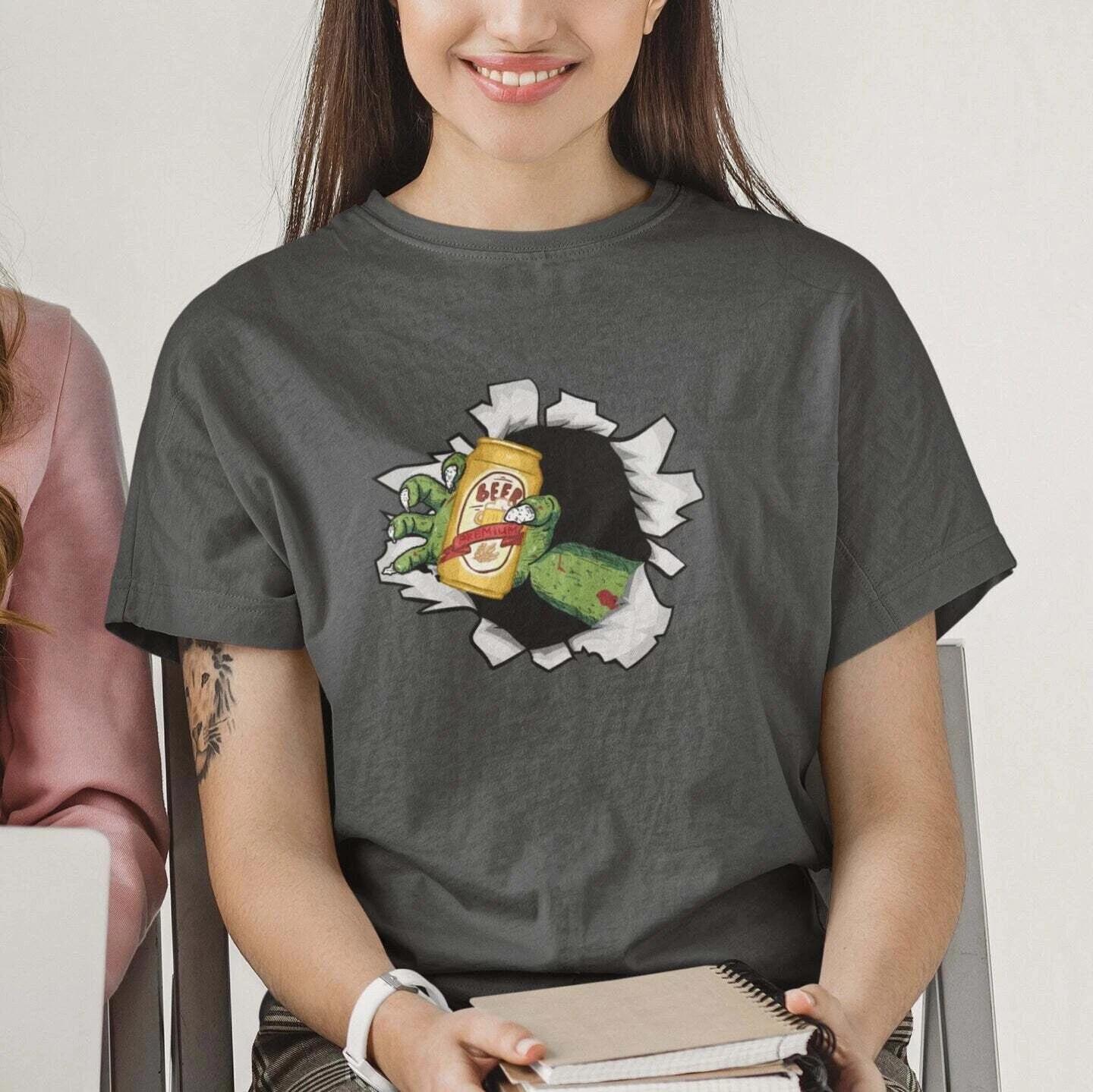 Beer Halloween Shirt L