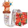 Pull Out Christmas Money Box With 50pcs Transparent Bags Santa Money Pulling Box Snowman Christmas Tree Money Holder Box Party