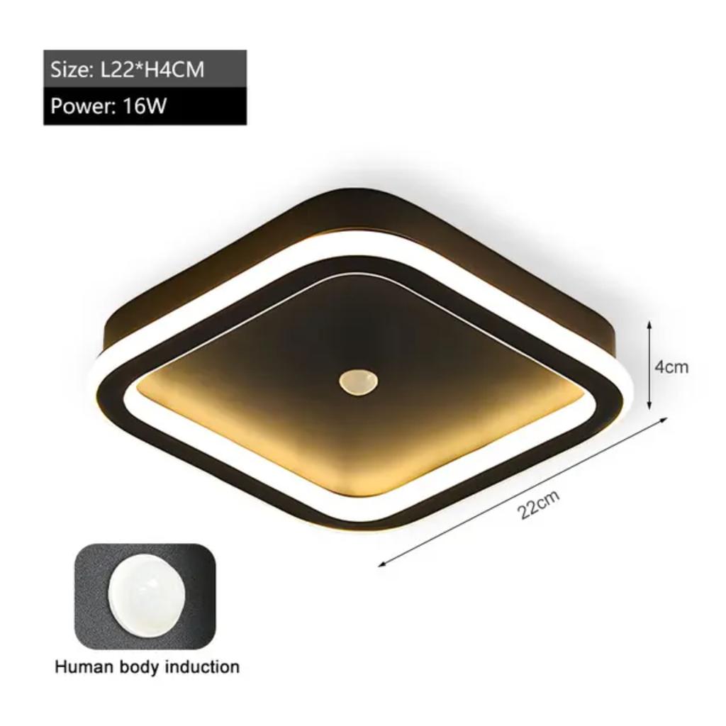 New Human PIR Motion Sensor  Ceiling Lights  Corridor Balcony Bedroom Indoor Ceiling Lamps Induction Lighting Decor