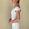 Women's Clothing 2026 Spring/Summer New One-Shoulder Ruched Front Sexy Top Off-Shoulder Pure Desire Hot Girl Tank Top
