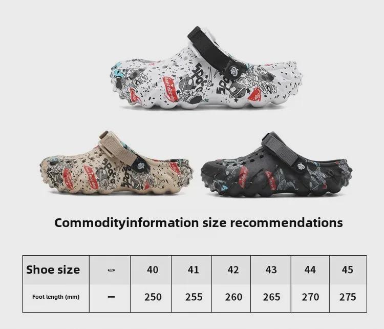 2024 Prodyšné letní plážové pantofle Baotou pro muže – Všestranné, mladistvé boty pro volný čas s dvojím účelem ve velkých velikostech.