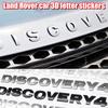 3D ABS Discovery 4 Letters Car Hood Trunk Emblem Badge Sticker Discovery 3 5 Sport Auto Styling Accessories Decal