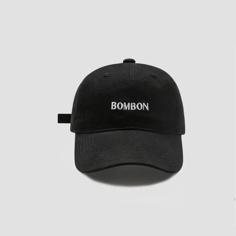 Embroidered Letter Bombon Baseball Cap Men Women Spring Casual Adjustable Hat