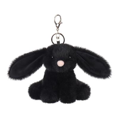 Apricot Lamb Plum Red Rabbit Cute Soft Keychain Plush Toy, Perfect for Boys and Girls, Fits Kids Backpacks and Purses, 11cm