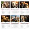 Hanging Loop Cat Calendar Durable Construction Monthly Planner Kitten Wall Calendar  Office Decor
