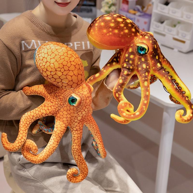 Cartoon Simulation Octopus Doll Plush Toy Marine Animal Octopus Doll Children'S Rag Doll Birthday Gift
