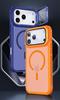 Skin Feel Strong Magnetic Acrylic Stand Phone case For iPhone 17 Pro Max 16 Plus 15 14 13 12 11 Shockproof For MagSafe Cover