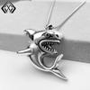 Xiwier Trendy Cartoon Shark Pendant Necklace - Unique Niche Design