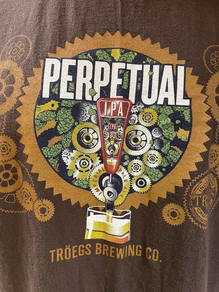 Пивоварня Troegs. Постоянная IPA XL Коричневая футболка Унисекс футболка XXXL