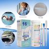 16-In-1 Water Test Strips Fluoride Test Kit 100 Strips Home Water Quality Test Kit