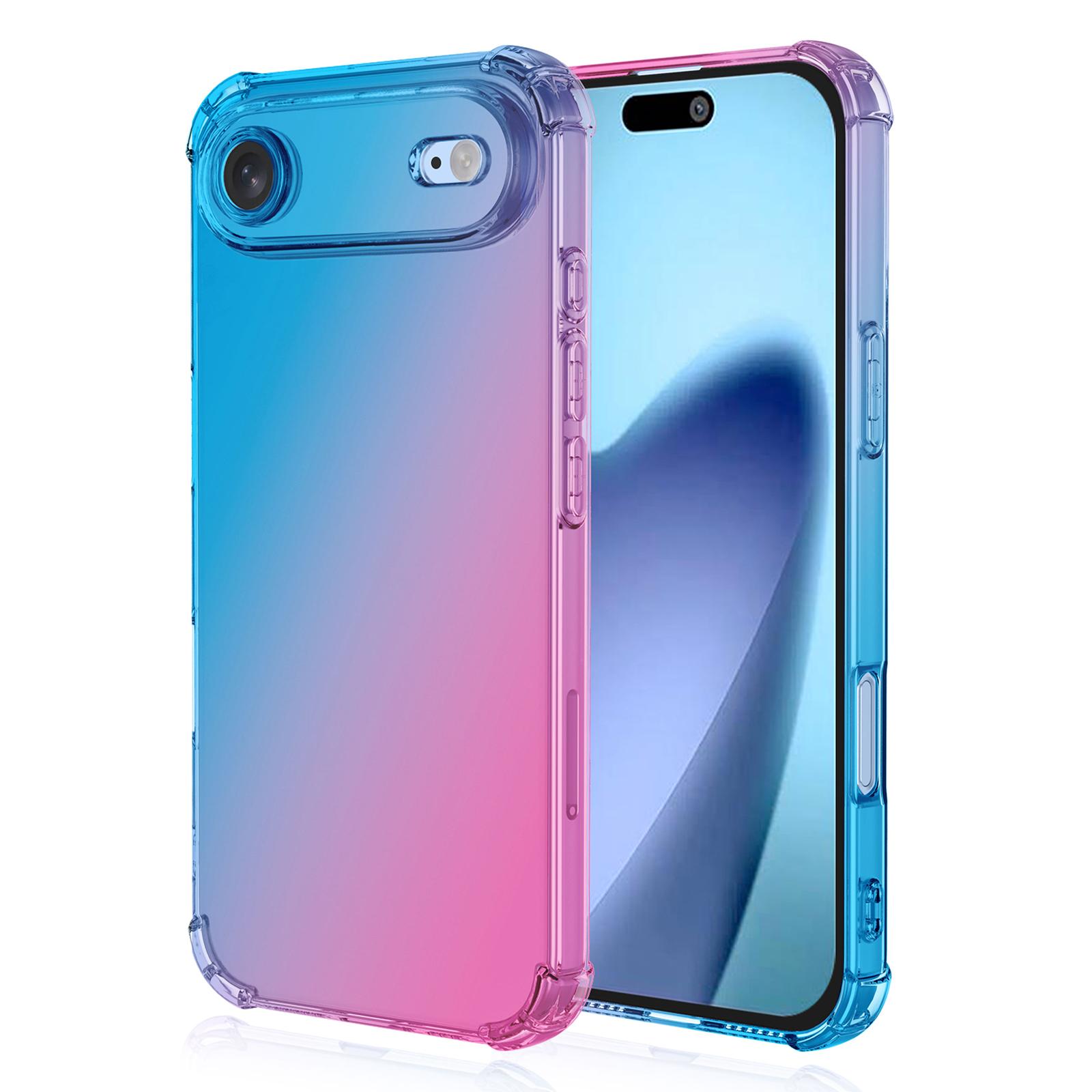 For iPhone Air Case Gradient Color TPU Phone Case Anti-Drop Phone Cover F