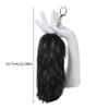 Elegant Keyrings Charm with Foxes Tail Pendant Fashionable Keychain Decoration Cute Toy for Car or Bag Decoration