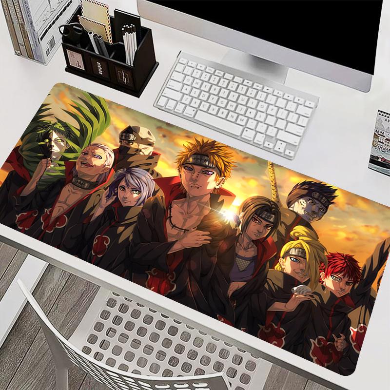 

Mouse Pad PC Accessories Keyboard Pad Office Desk Mat Anti Slip Mousepad Rubber Tablet Pad Gaming Naruto Akatsuki Extended Pad 30x60x0.2cm