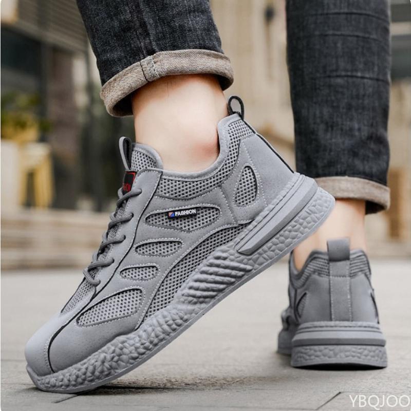 Fashion Summer New Breathable Hollow Out Men's Shoes Men's Anti Slip Soft Sole Sports Simple Comfortable Casual Shoes