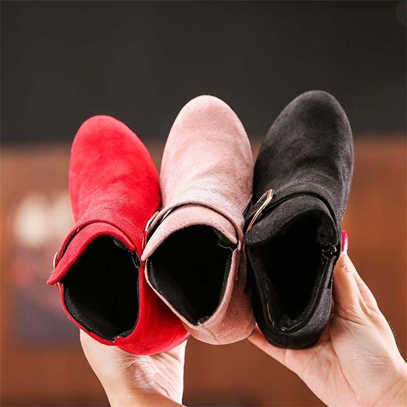 Youngsters's Girls' High Heel Boots Simple Fashion