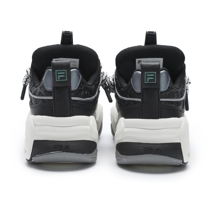 Fila Brook LV Flow Sand Shoes Modern Series Fashion Comfortable Low Top Skate Shoes Men Sneaker Black Blue F12M441209FBM