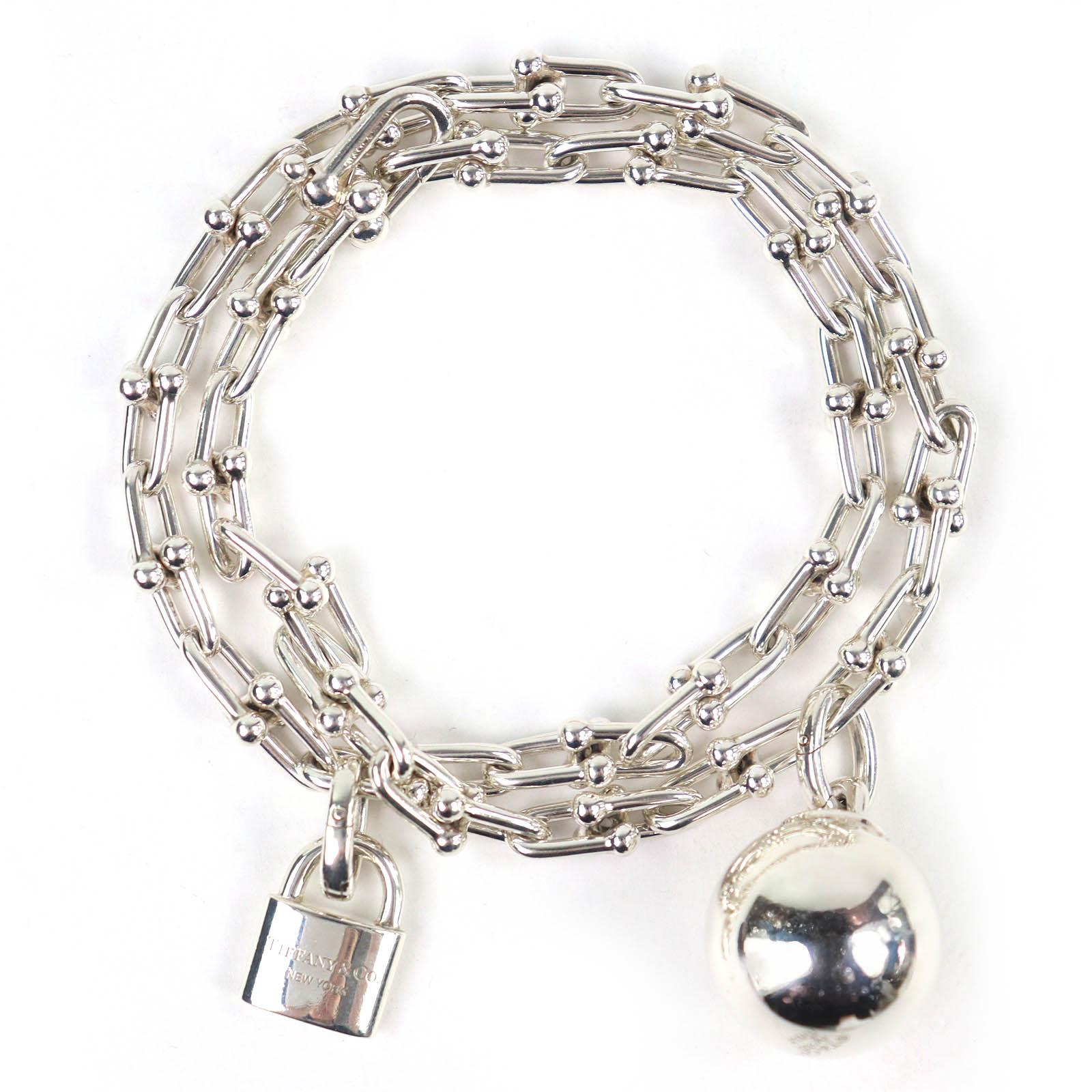

Great TIFFANY&Co. bracelet Small Wrap Bracelet Silver 925 mens Used