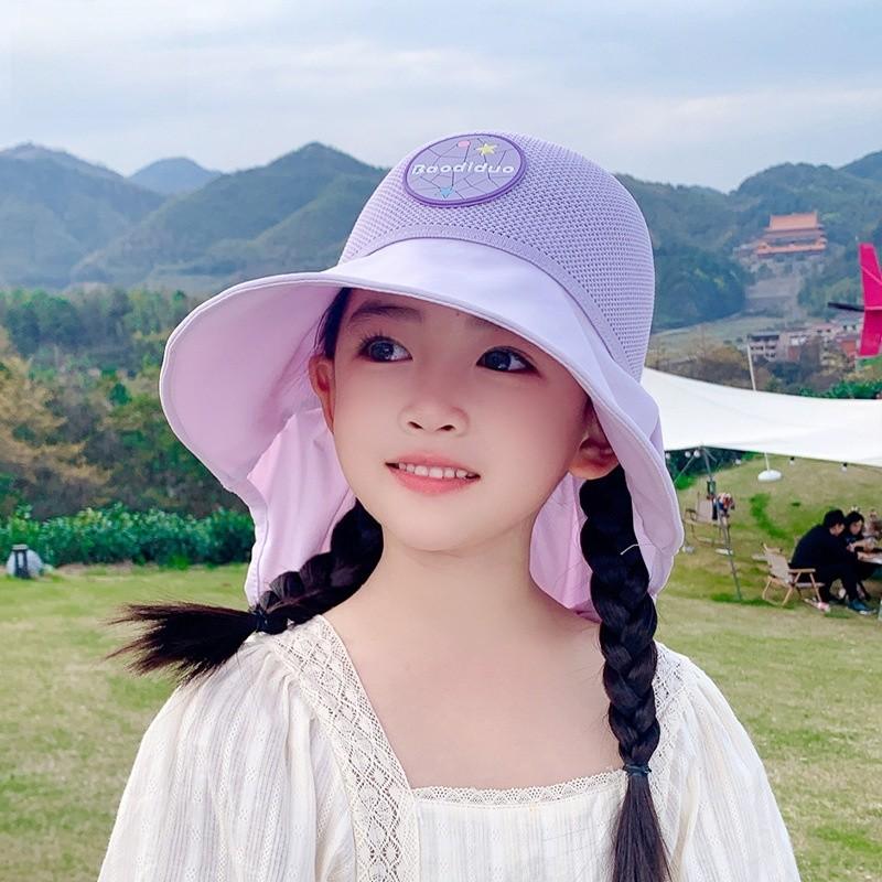 Kinder Fischerhut aus Eis-Seide mit breiter Krempe für Sonnenschutz und Atmungsaktivität Sommer Kinder Outdoor