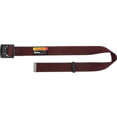 Tajima New Standard Safety Belt Torso Belt M Size Dot Red Length 125cm Lightweight Aluminum Finger Buckle That Is Easy To Operate Even with Leather