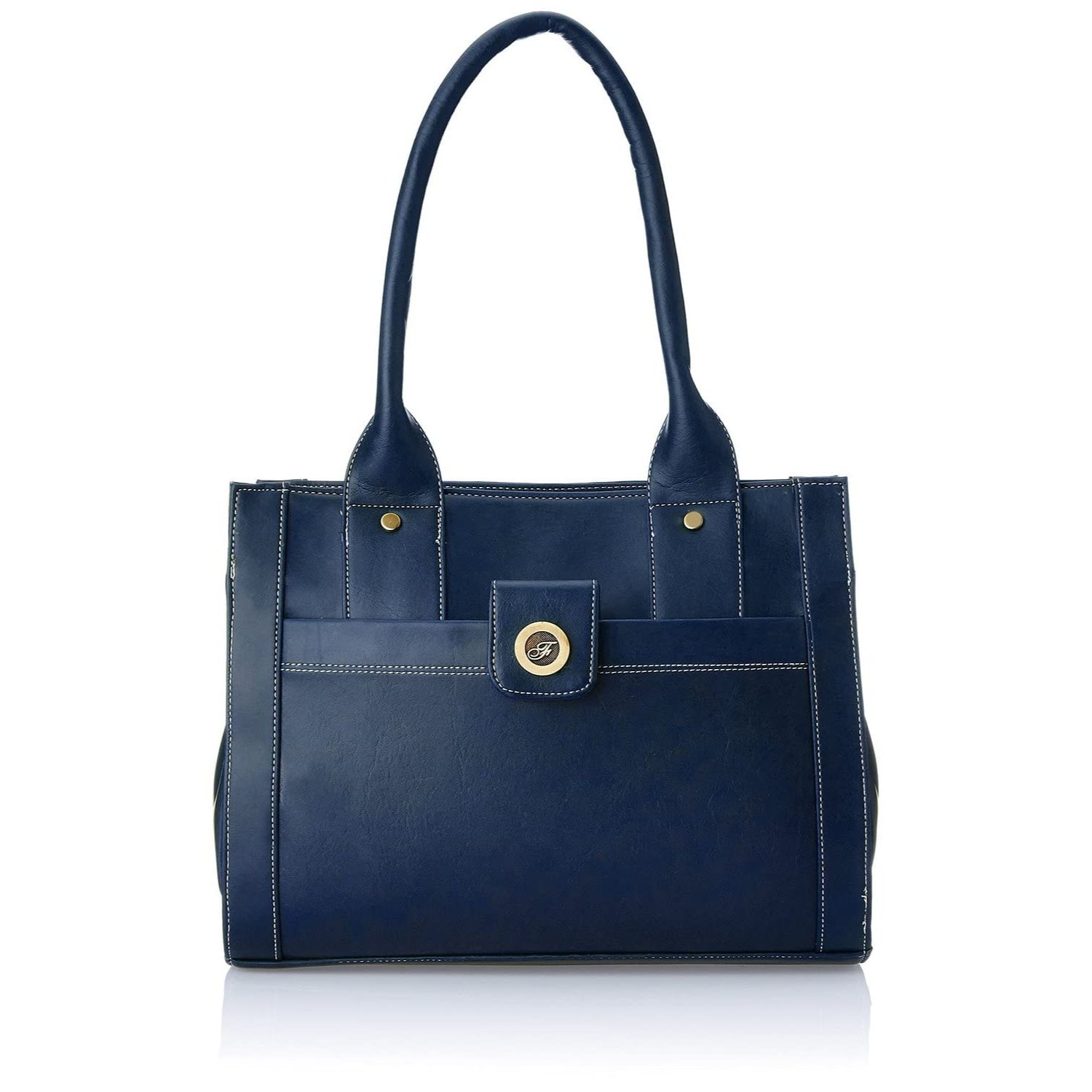 

Женская сумка из искусственной кожи со стороны океана (большой) 13 x 10 x 5 in синий