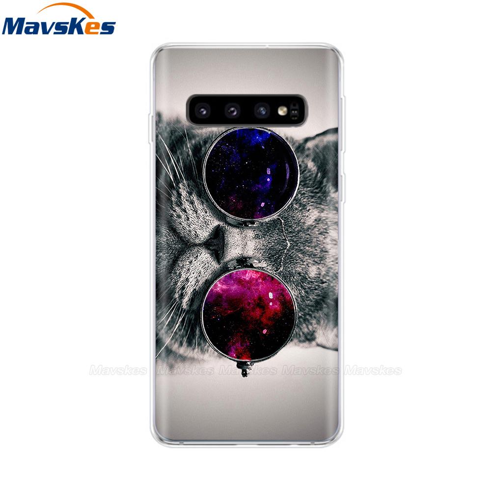 La più recente custodia stampata in TPU per Samsung Galaxy S10 S10 + Coperture del telefono per Samsung S10 Plus S10e Custodie Cover posteriore Paraurti Fundas Coque