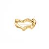 Geometric Hollow Metal Brooch: Irregular, Three-Dimensional Simple Pin