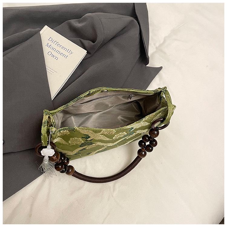 2026 Retro Chinese National Style Women's Handbag - Simple Casual Shoulder Bag