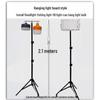 Jun Ding Ying Tragbares LED-Teleskopstativ-Arbeitslicht-Kit