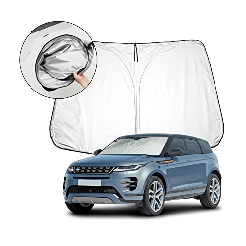 BIXUAN Sunshade for Land Rover Range Rover Evoque L551/L538 (2012+) - Blackout, Heat-Insulating, UV Protection, Range Rover Sunshade, Sun Cover, Evoqu