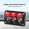 12/24V 3-Position Auto LED Racing Car Ignition Engine Start on/Off Push Toggle Switch Panel Car Boat Caravan Modification