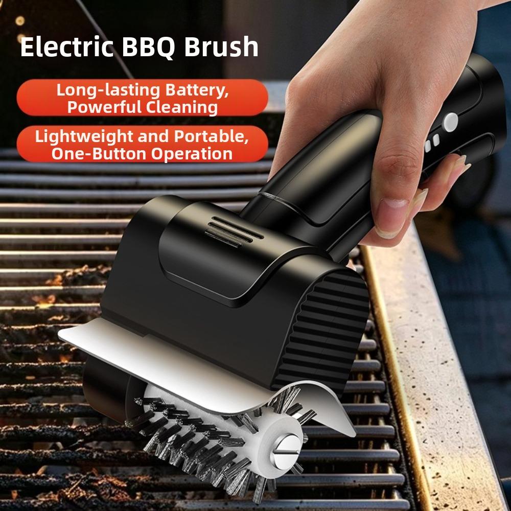 Detachable BBQ Cleaning Brush Efficient Barbecue Cleaner Tools Electric Grill Brush Camping