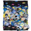Royce McClure Night Dive Silky Tropical Fish Supersoft Blanket