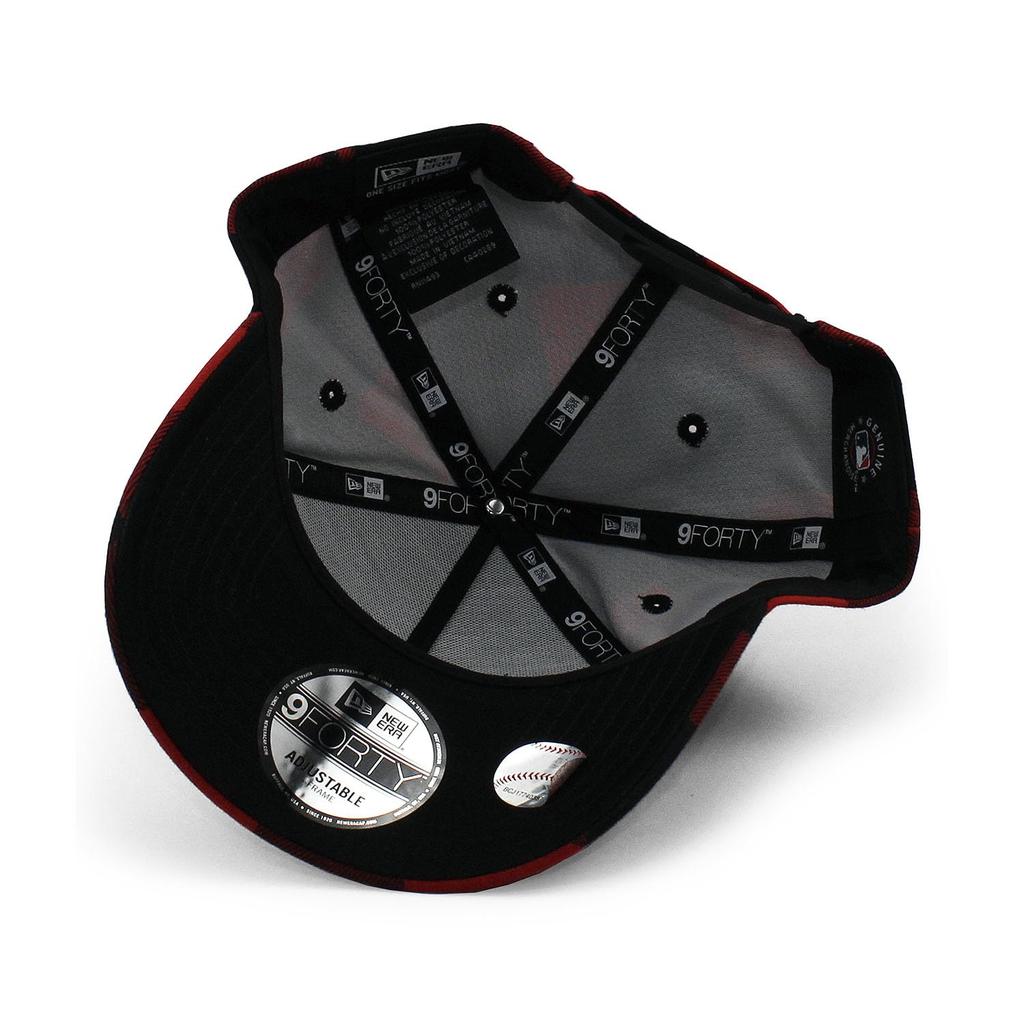 New Era 9FORTY Snapback Los Angeles Dodgers MLB SNAPBACK Buffalo Check AF Used Cap, A-FRAME CAP, 940,