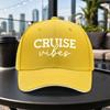 Versatile Casual Cruise Vibes Sandwich Cap Unisex Lightweight Adjustable Baseball Cap For Travel Parties Daily Wear